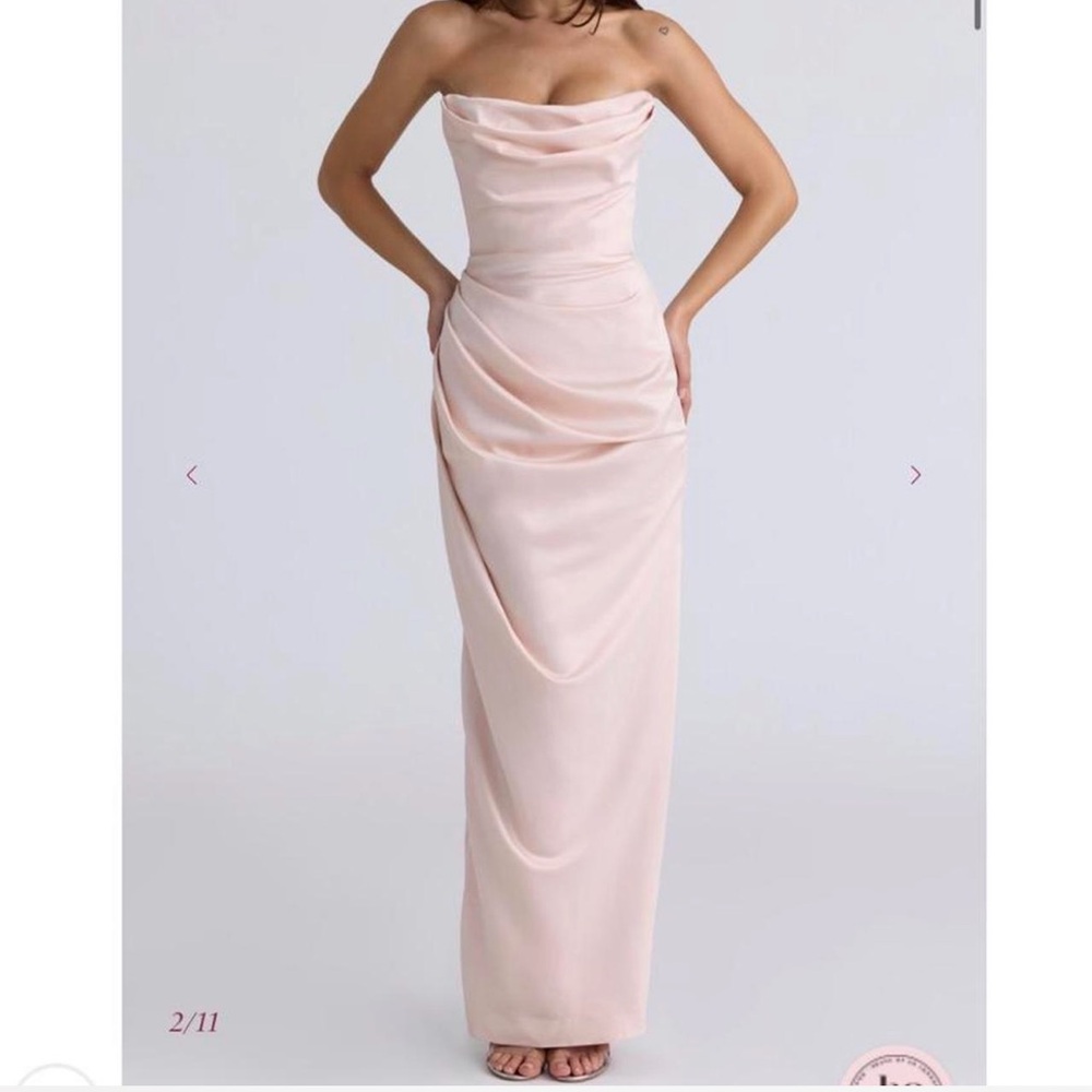 House of CB Strapless Blush Gown